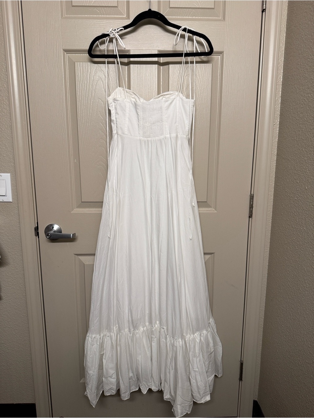 Zara | ZW Collection Ruffled Poplin Dress in Size Small - Picture 2 of 10